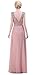 BISLU Chiffon A-line Beading Long Bridesmaid Dress Prom Evening Gown