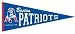 NFL New England Patriots Football Throwback Wool Pennant