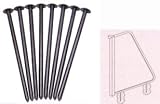Portable Ground Anchors 12 Pegs, Set of 4