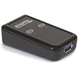 Plugable USB 3.0 Sharing Switch for One-Button Swapping of USB Device/Hub Between Two Computers