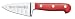 Mundial 5100 Series Red 4-inch Chef's Knife with Hollow Edge