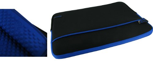 rooCASE Super Bubble Neoprene (Dark Blue / Black) Sleeve Case for Apple MacBook Pro MB990LL/A 13.3-Inch Laptop