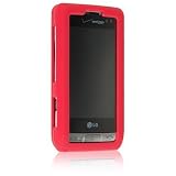 31ZJOR7xQvL. SL160  Red Silicone Skin Cover Case Cell Phone Protector for LG Dare VX9700 VX 9700