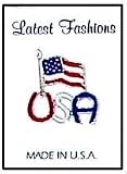 USA and Flag Lapel Pin