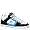 Black/White/Turquoise