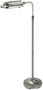 Verilux Heritage Natural Spectrum Deluxe Floor Lamp, Antiqued Brushed Nickel