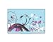 Blue Fusion Business Card Holder with Swarovski Crystal Embellishments