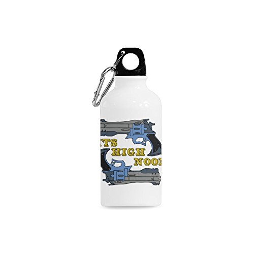 It's High Noon 13.5 Oz Aluminum Sports Water Bottle Travel Mug Tea Cup