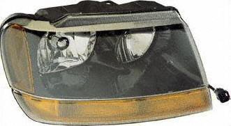 99-04 JEEP GRAND CHEROKEE HEADLIGHT RH (PASSENGER SIDE) SUV, Laredo, Sport Model (1999 99 2000 00 2001 01 2002 02 2004 04) 20-5575-01 55155128AB