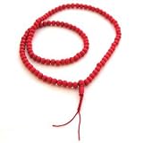 Mala, Red Buffalo Bone;