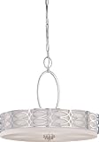 Nuvo 60 4626 Harlow Polished Nickel Four Light Chandelier