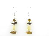 Sterling Silver Multi Amber Earrings