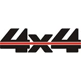 4x4 vinyl decal sticker off road truck BLACK in color 