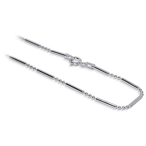 sterling silver anklet chain with spring ring clasp