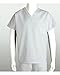 Barco icu by 7181-1 Pocket Unisex V-neck Top (L, White)