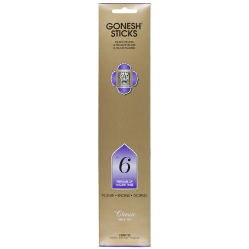 Gonesh - Variety Six 20 Count Incense Sticks