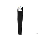 Jambières / leggin plains extensibles pour femme, avec garniture en dentelle (noir)