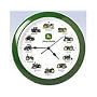John Deere Tractor Clock