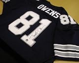 Terrell Owens Signed Dark Blue Cowboys Jersey