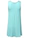 DRESSIS Women's A-Line Flowy Long Tunic Tank Top S-3XL (15 Colors)