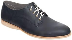 Unisex Derby Low Heel Oxford - Black