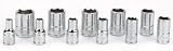 Powerbuilt 640498 1/4-Inch Drive Metric Socket Set, 11-Pieces