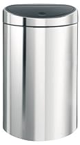 Brabantia Touch Bin, 40litre, Brilliant Steel