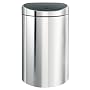 Brabantia Touch Bin, 40litre, Brilliant Steel