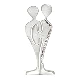 Alef Judaica ST38 Pewter Couple Beloved Statue