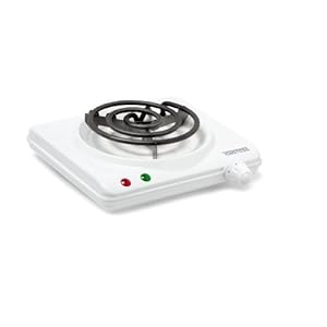 Toastess THP-432 Electric Single-Coil Cooking Range, White