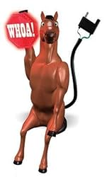 Hitch Critters 1049 Whoa Horsey Moving Ball Hitch Cover and Brake Light