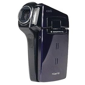 Sanyo Xacti VPC-CG6 - Camcorder with digital player/voice recorder - 6.0 Mpix - optical zoom: 5 x - supported memory: MMC, SD, SDHC - flash card