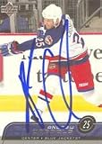 Marc Denis, Columbus Blue Jackets, 2001 Bowman Autographed Card