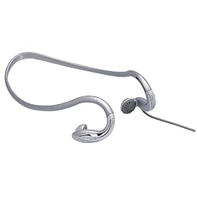 Aiwa HP-JS30S Stereo Headphones (Silver)
