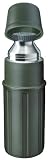 Isosteel-Edelstahl-Isolierflasche X-Line, 1.0 l, Kunststoffverschluss, gruener Kunststoffmantel