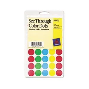 Colored Dot Stickers