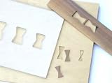 Butterfly template + Brass router inlay kit from Whitside Router Bits!
