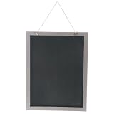 Soft Grey Wooden Framed Blackboard