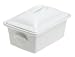 Pillivuyt Oblong Terrine with Lid, 7.25 x 5.5 inch, White