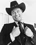 LARRY HAGMAN 8x10 B&W PHOTO