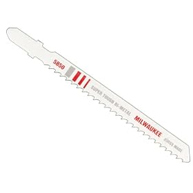 Milwaukee 48-42-5850 4-Inch, 8 Teeth per Inch, Bi-Metal Jig Saw Blades, 5-Pack by Milwaukee