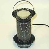 Punched Tin Electric Tart Burner Rooster Punched Tin Electric Tart Burner Rooster