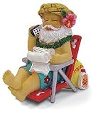 HAWAIIAN WORKING SANTA ORNAMENT