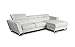 J and M Furniture Sparta Mini Right Hand Facing Chaise in White