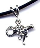 15 Black Cheetah Necklace Sterling Silver Jewelry