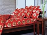 Crimson Royal 100% Silk - Duvet Cover by Ashley Lin Home