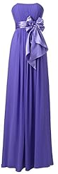 Strapless Goddess Sequined Chiffon Evening Dress/Bridesmaid Dress/Prom Dress/Party Dress 