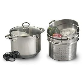 Rival� 8-qt. Stainless Steel Electric Stock Pot