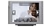 Vizit 10.4-Inch Digital Photo Frame with Cellular Connectivity (Silver/Teak Wood)