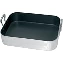 Aluminium (Non-stick Teflon) Baking Roasting Roast Roaster Pan Non-stick Teflon - 400 x 300 x 80mm - Ideal for the home or professional kitchen